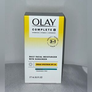 Olay complete daily facial moisturizer with sunscreen. 6 ounce
